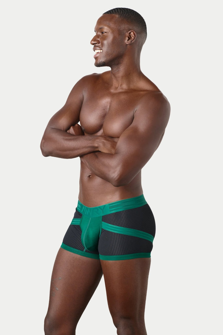 LIFT Trunks - Green with Black - AWRY