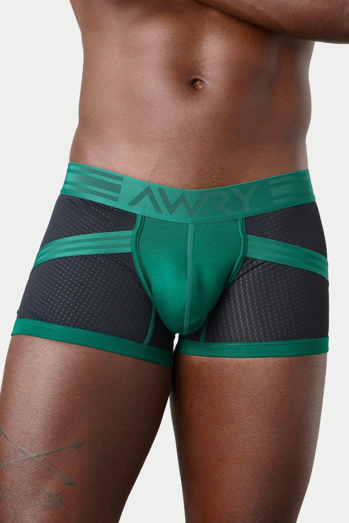 LIFT Trunks - Green with Black - AWRY