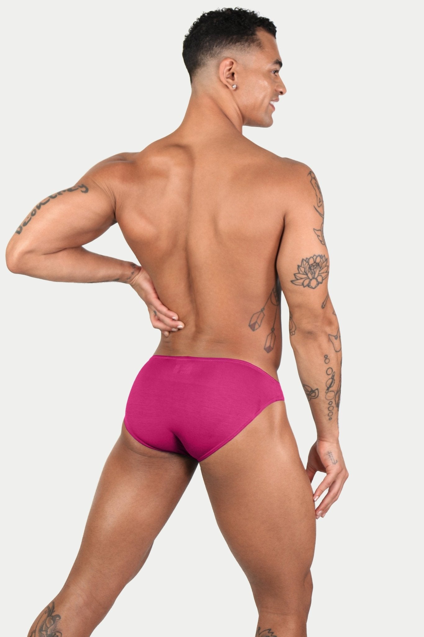 LOUNGE Briefs - Raspberry - AWRY