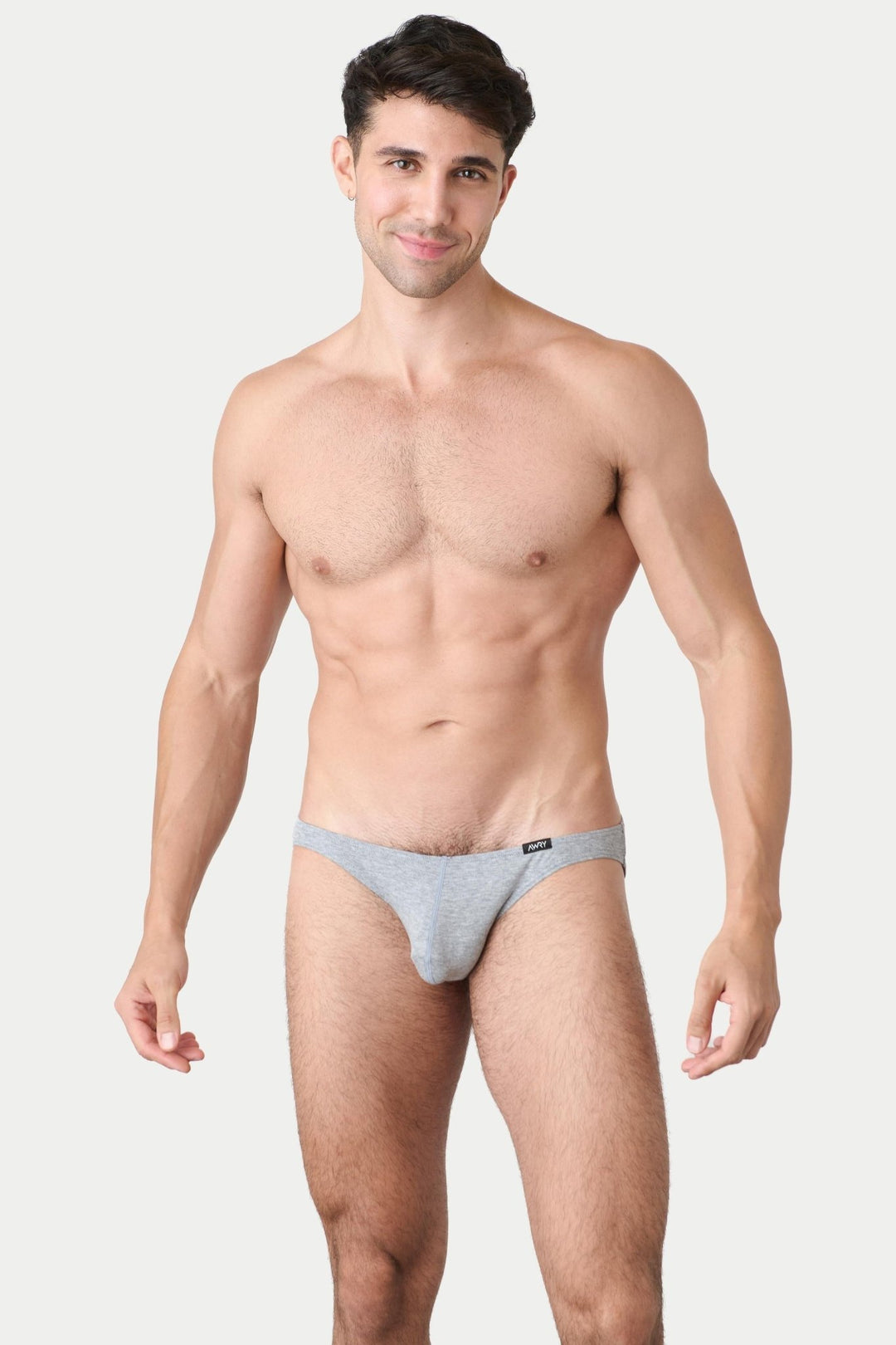 LOUNGE Briefs V2 - Heather Gray - AWRY