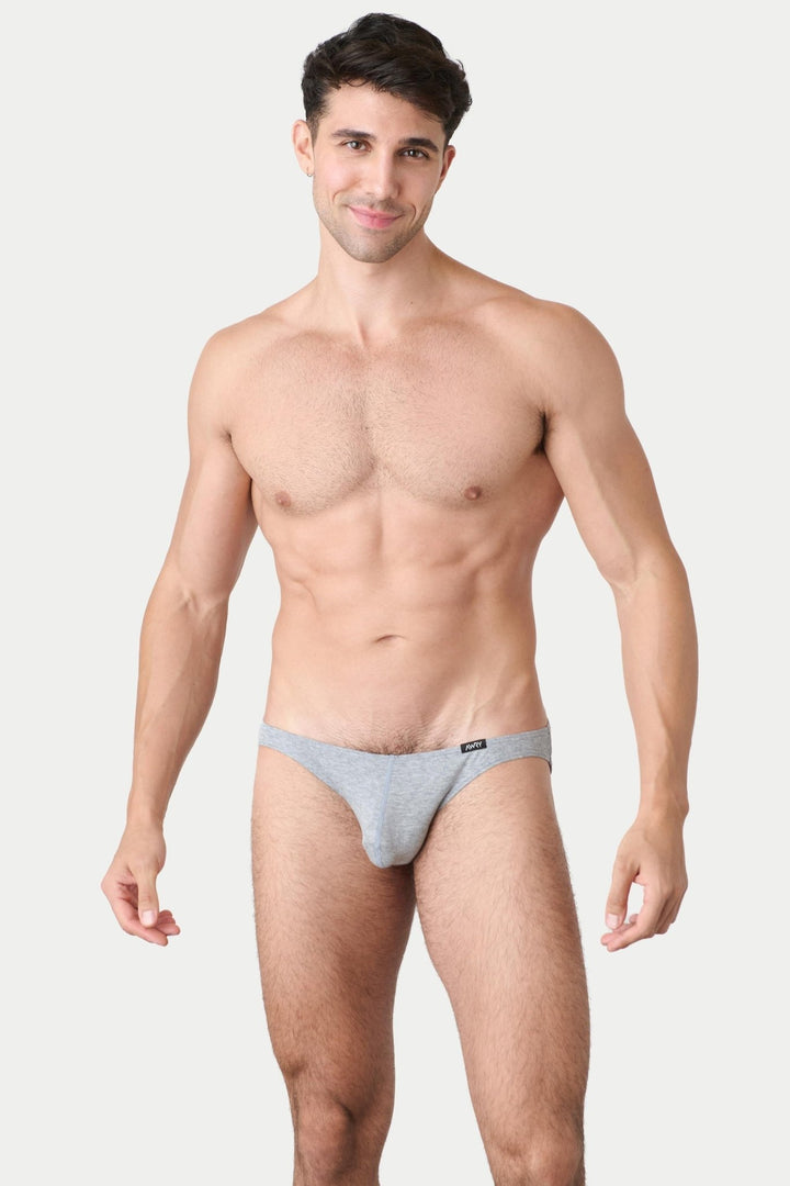 LOUNGE Briefs V2 - Heather Gray - AWRY