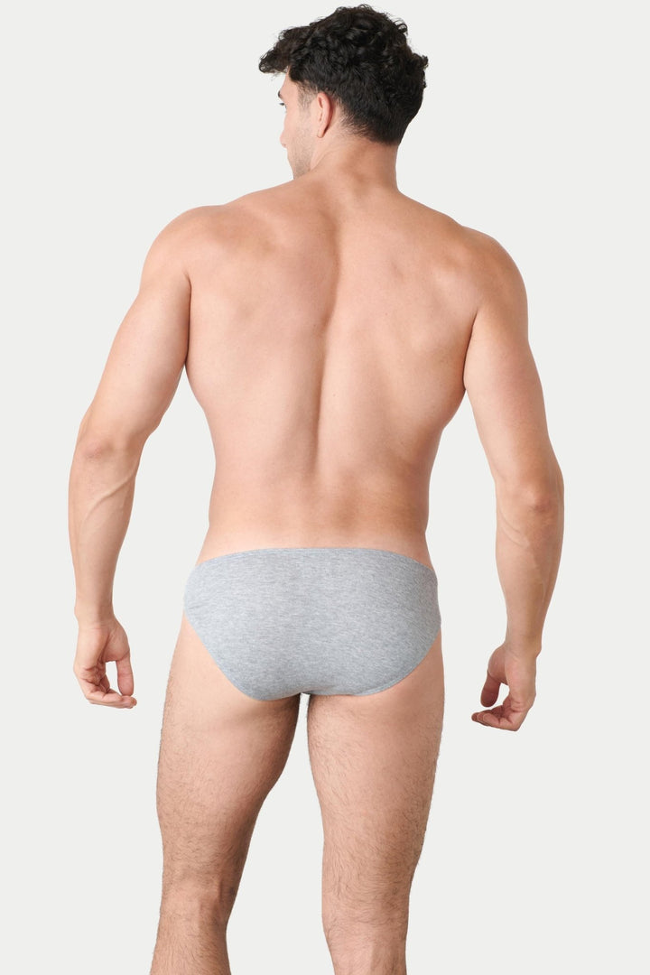 LOUNGE Briefs V2 - Heather Gray - AWRY