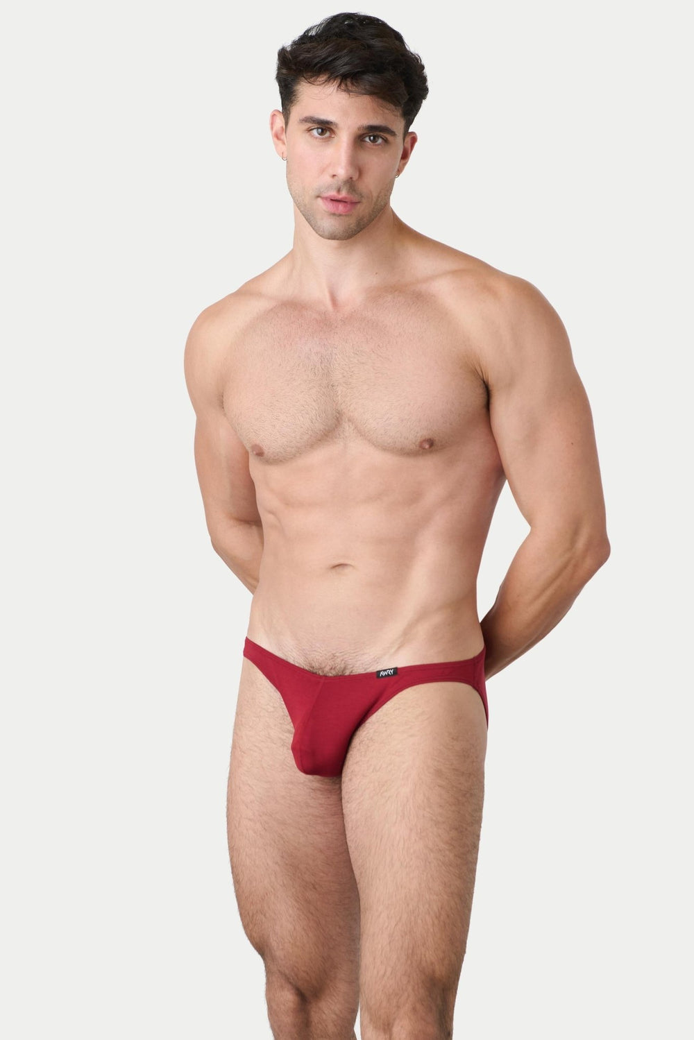 LOUNGE Briefs V2 - Maroon - AWRY