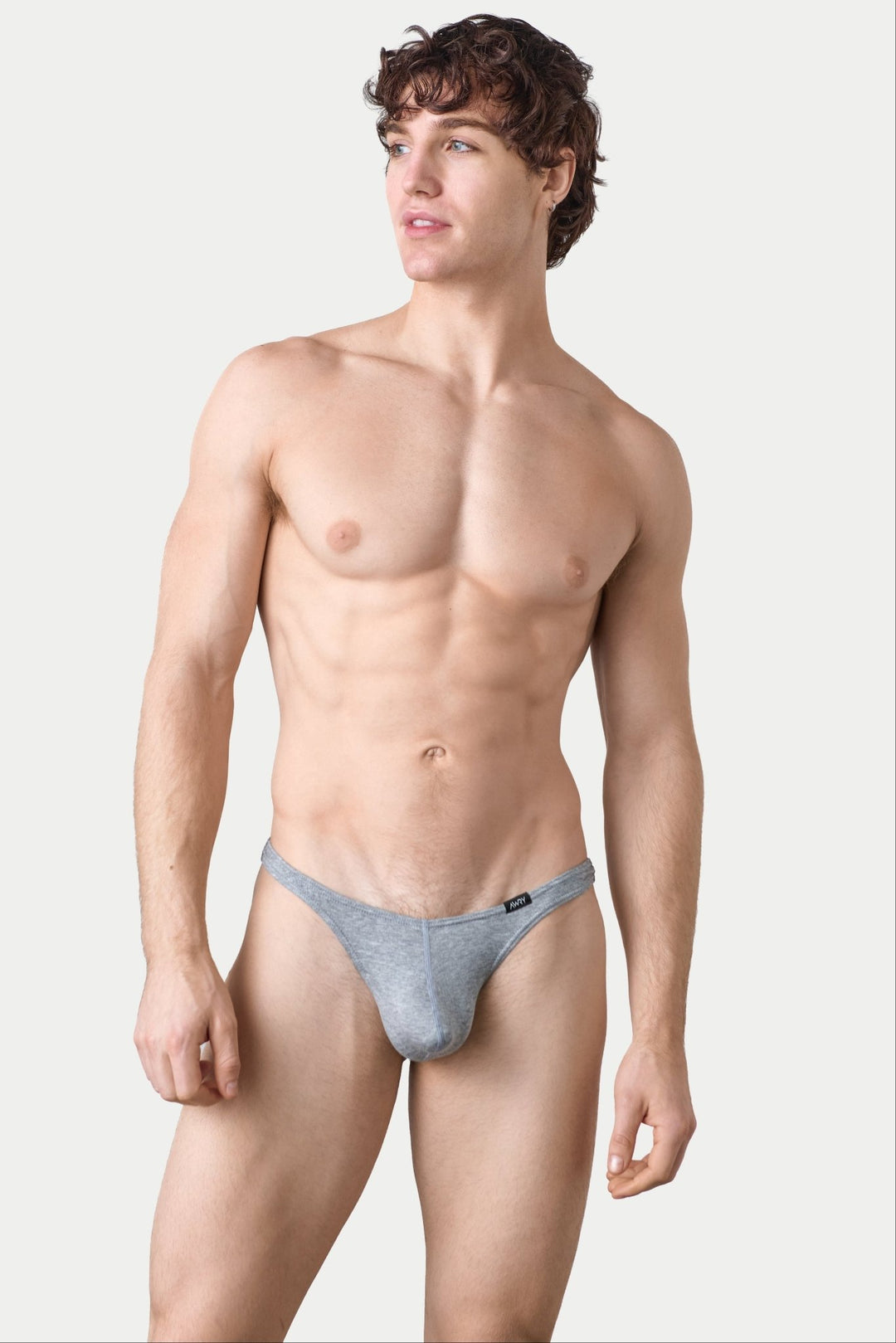 LOUNGE Thong - Heather Gray - AWRY