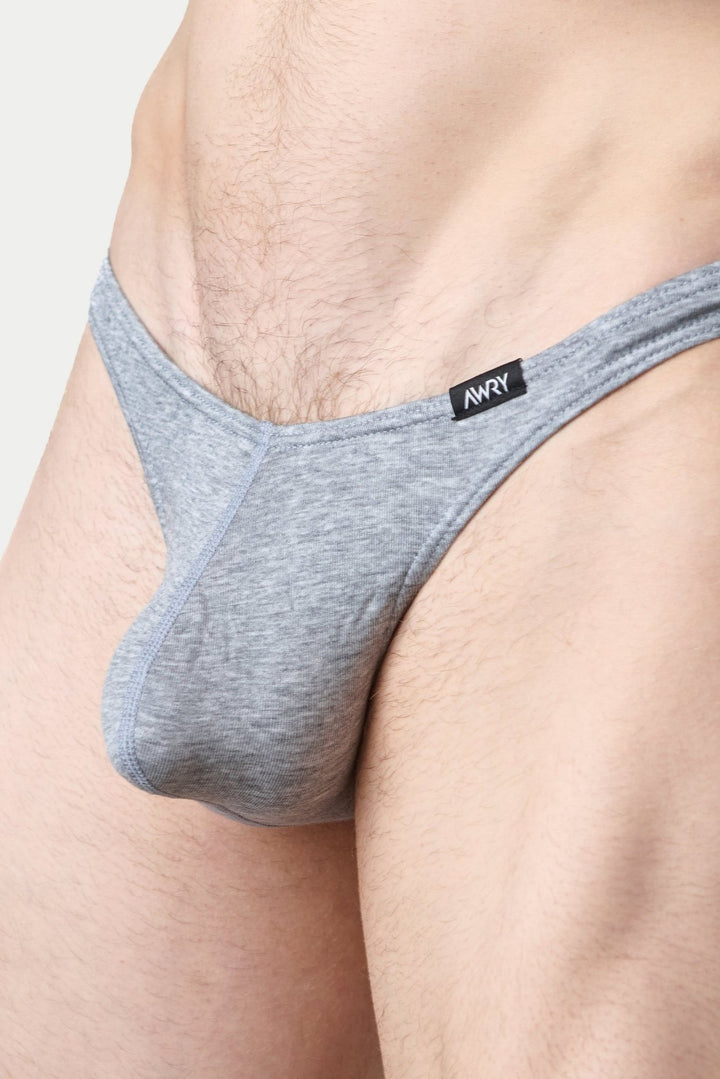 LOUNGE Thong - Heather Gray - AWRY