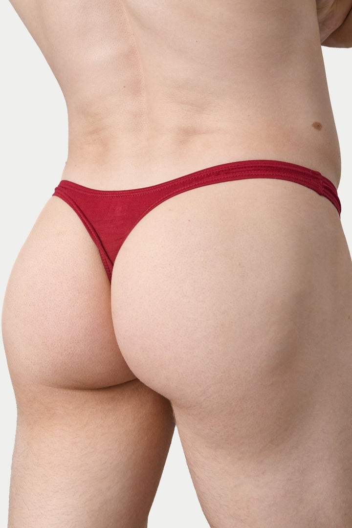LOUNGE Thong - Maroon - AWRY