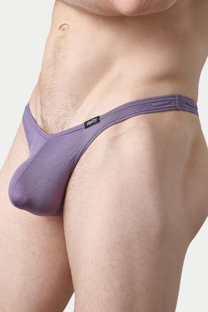LOUNGE Thong - Pastel Purple - AWRY
