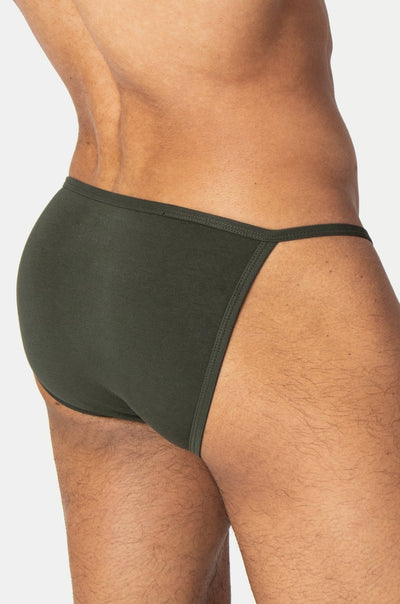 LUXE String Bikini - Deep Olive - AWRY
