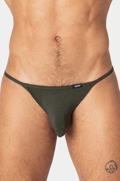 LUXE String Bikini - Deep Olive - AWRY