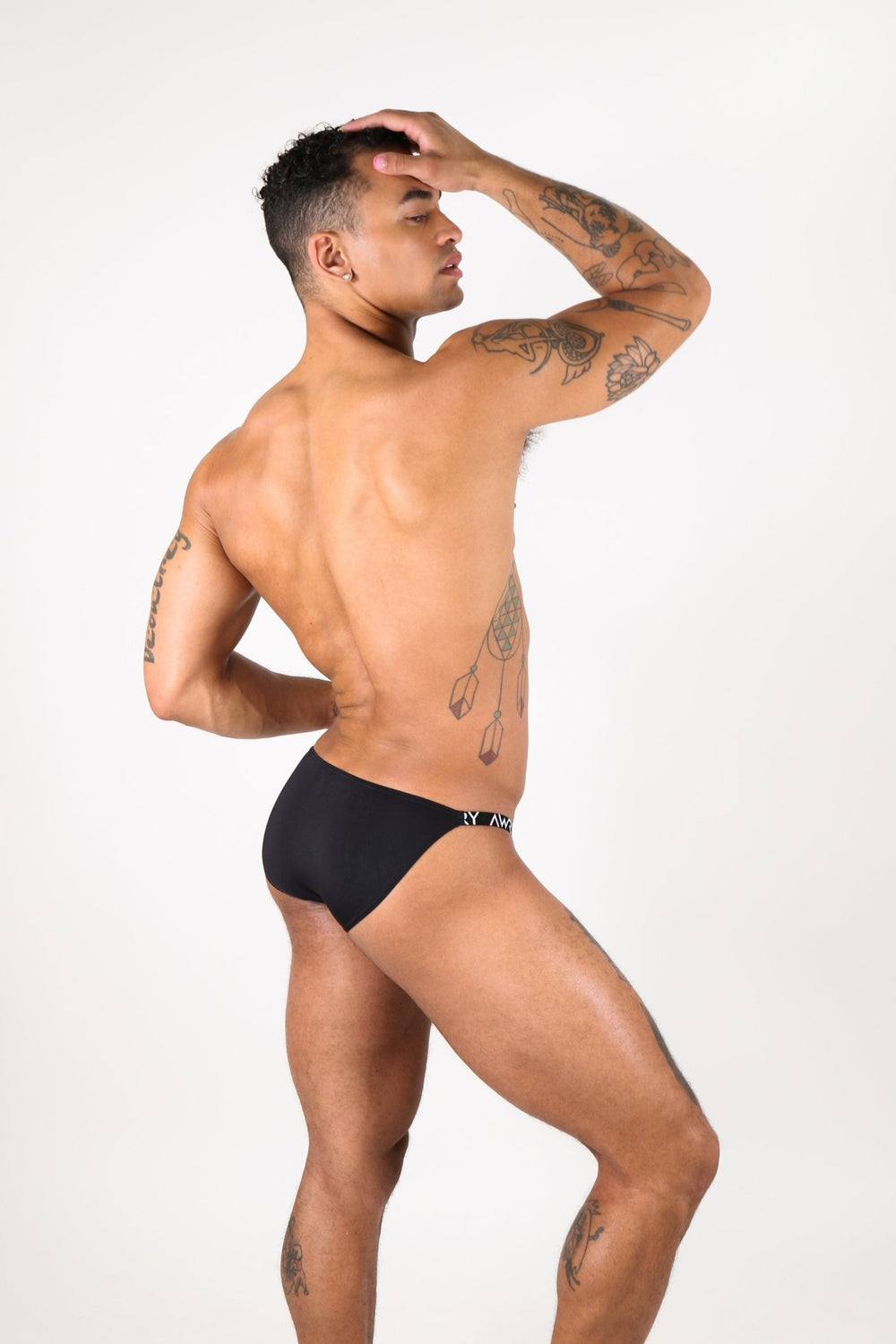 MODERN Logo Bikini - Black - AWRY