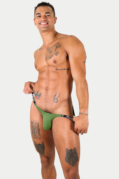 MODERN Logo Bikini - Green - AWRY