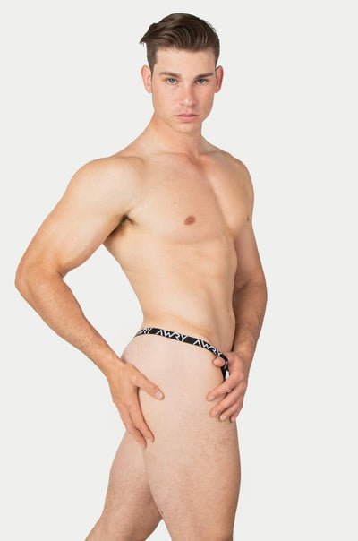MODERN Logo Thong - Black - AWRY