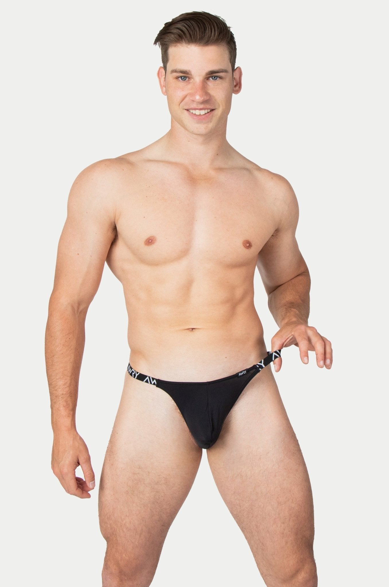 MODERN Logo Thong - Black - AWRY