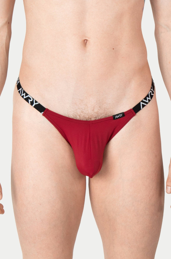 MODERN Logo Thong - Maroon - AWRY
