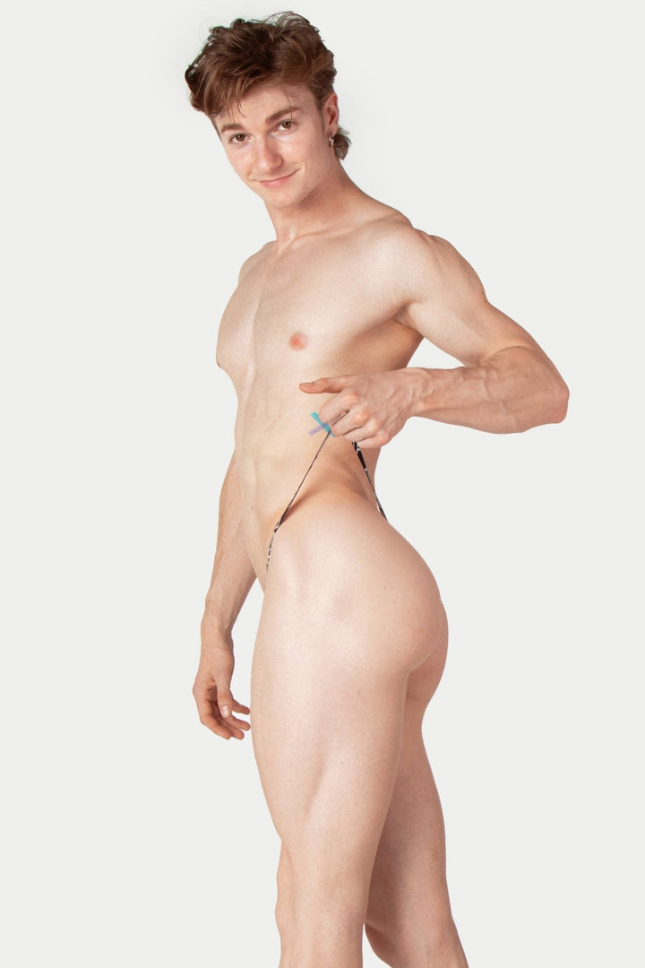 MODERN Logo Thong - Moss Green - AWRY