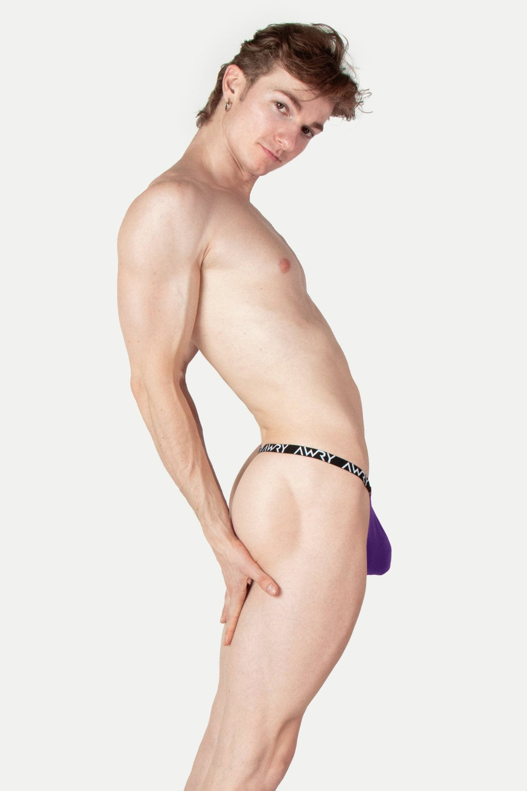 MODERN Logo Thong - Purple - AWRY