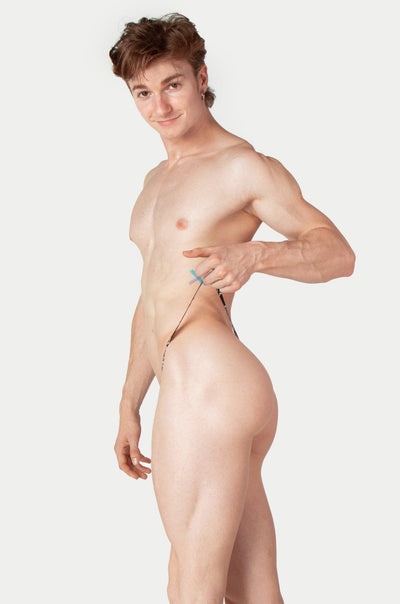 MODERN Logo Thong - Taupe - AWRY