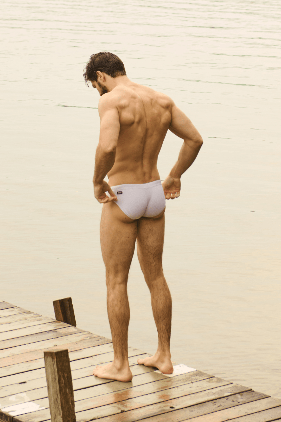 OASIS Classic Swim Brief - White - AWRY
