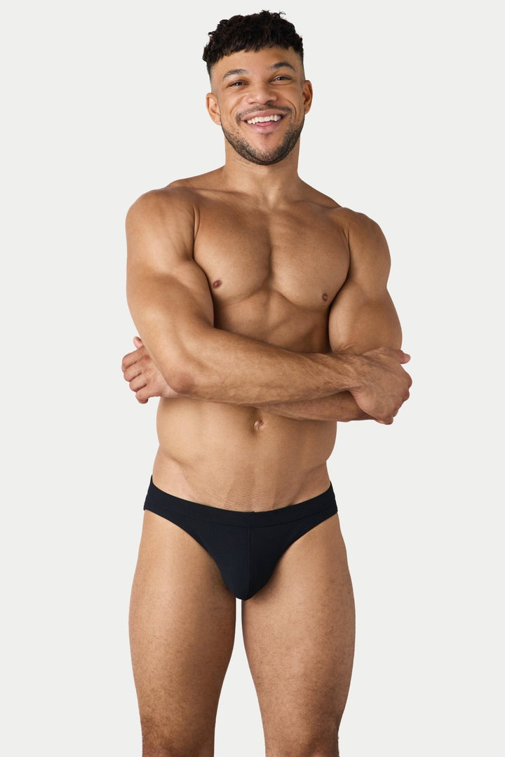 OASIS Contour Swim Brief - Black - AWRY