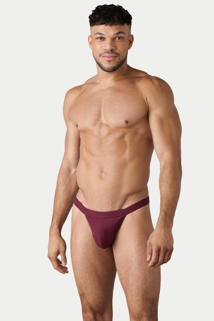 OASIS Swim Thong - Maroon - AWRY