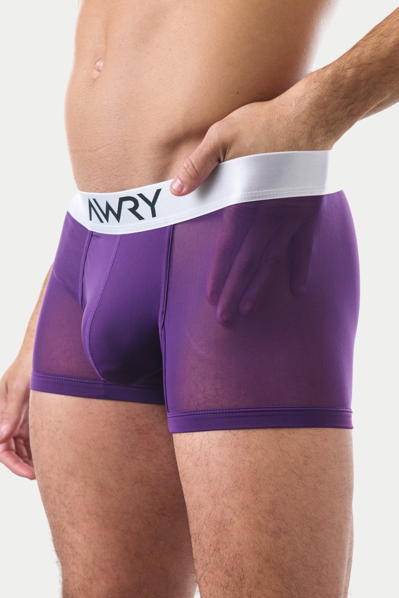 "Oops" REVEAL Thong Trunks - Purple - AWRY
