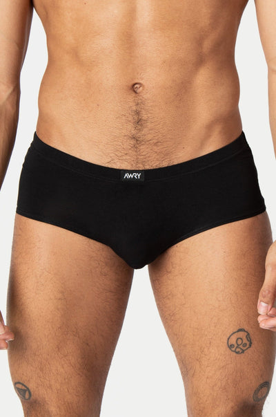 PLACID Square Briefs - Black - AWRY