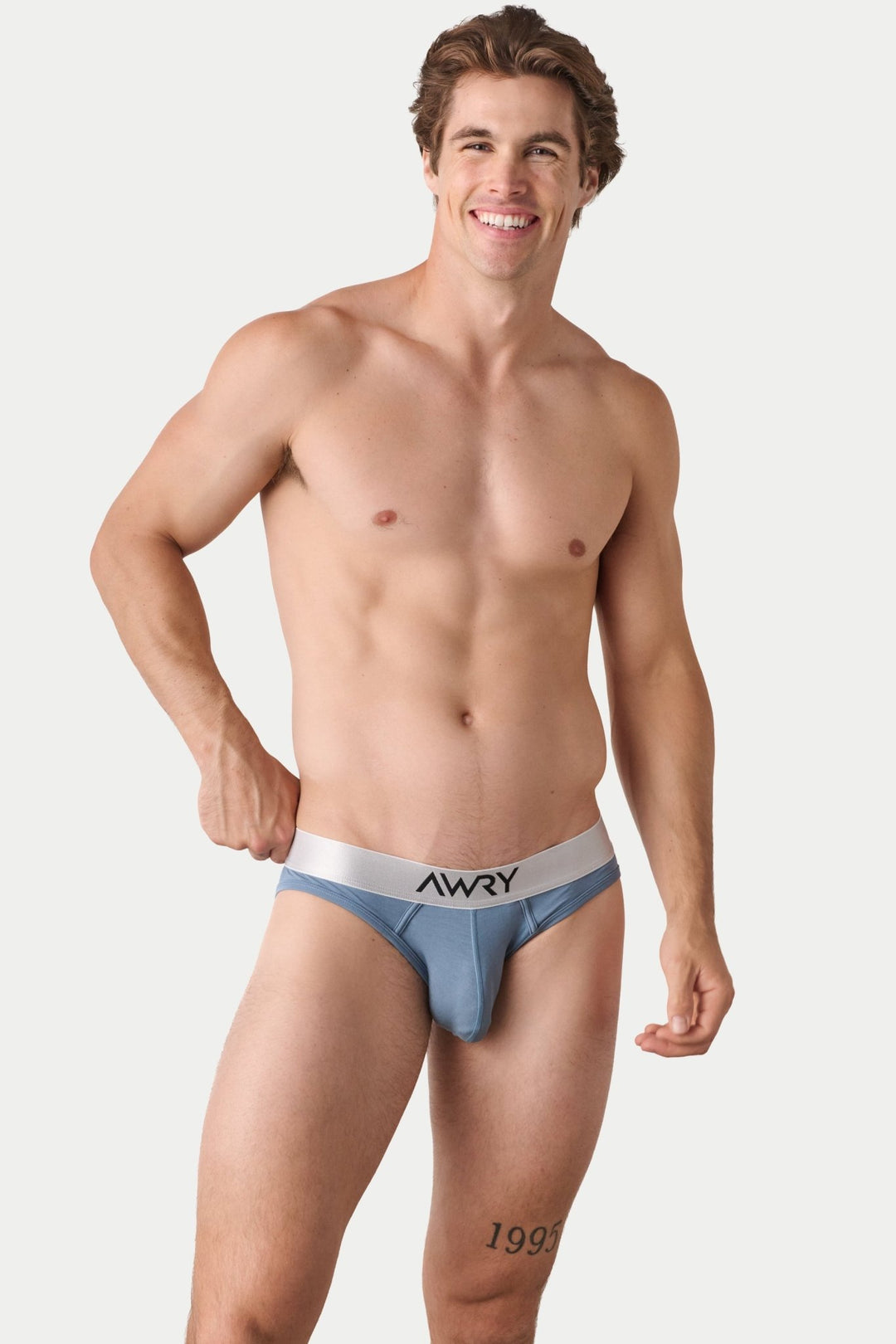 POCKET Briefs V2 - Hazy Blue - AWRY