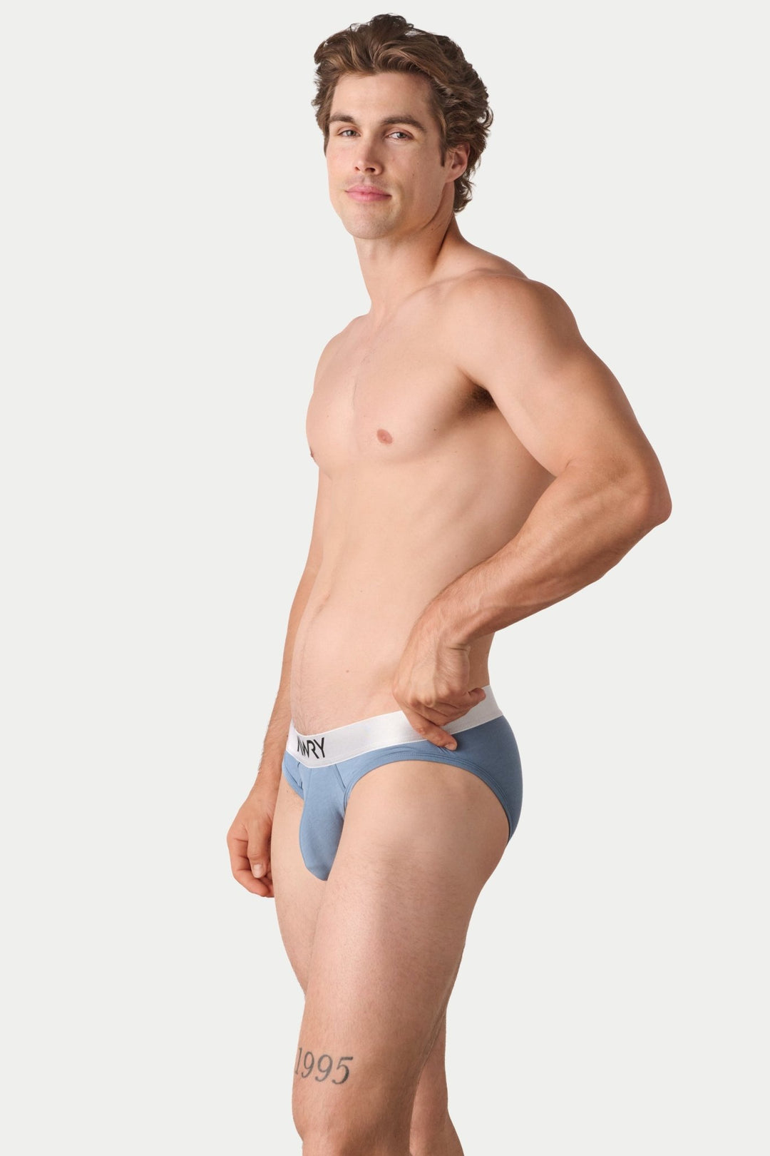 POCKET Briefs V2 - Hazy Blue - AWRY