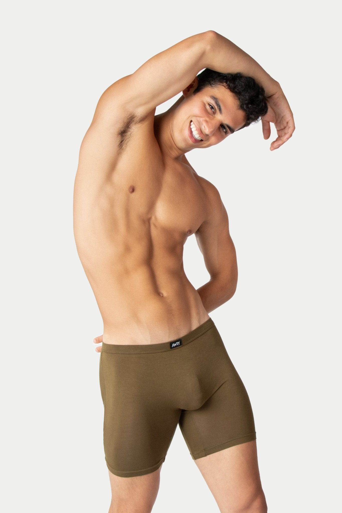 POUCHLESS Boxer Briefs - Army Green - AWRY