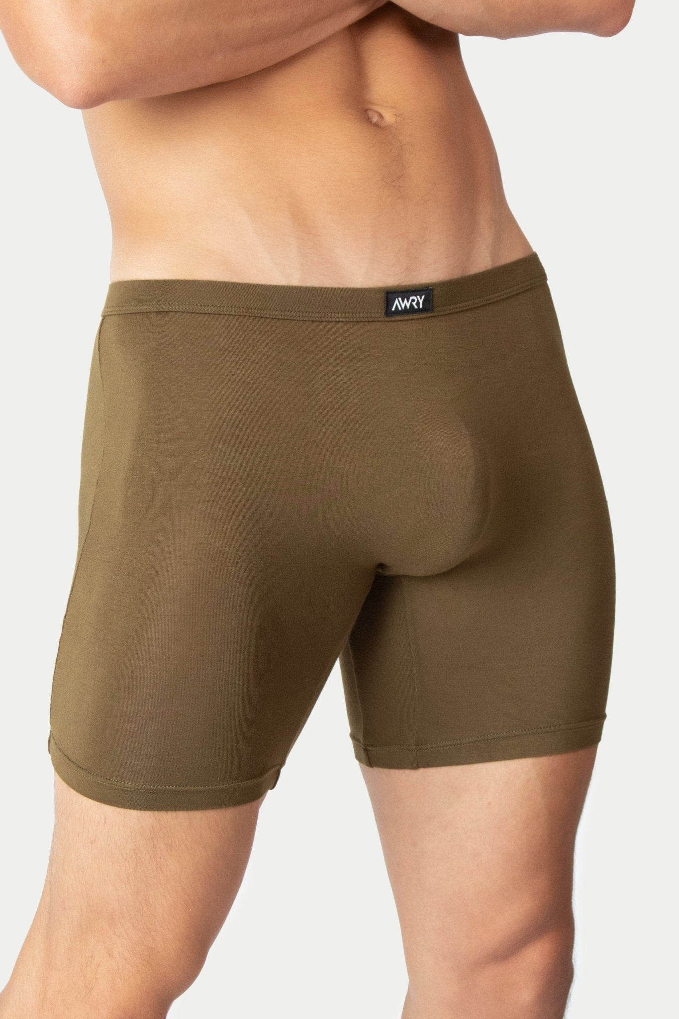 POUCHLESS Boxer Briefs - Army Green - AWRY