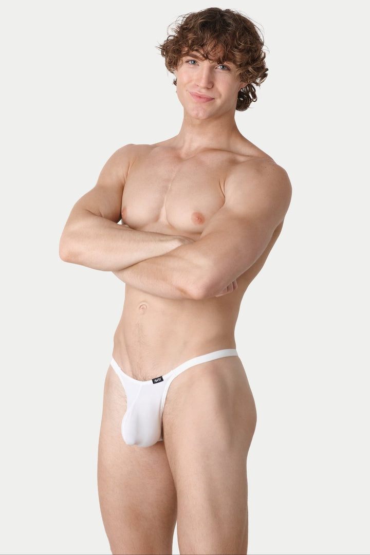 PULSE V-String (Extended Pouch) - White - AWRY