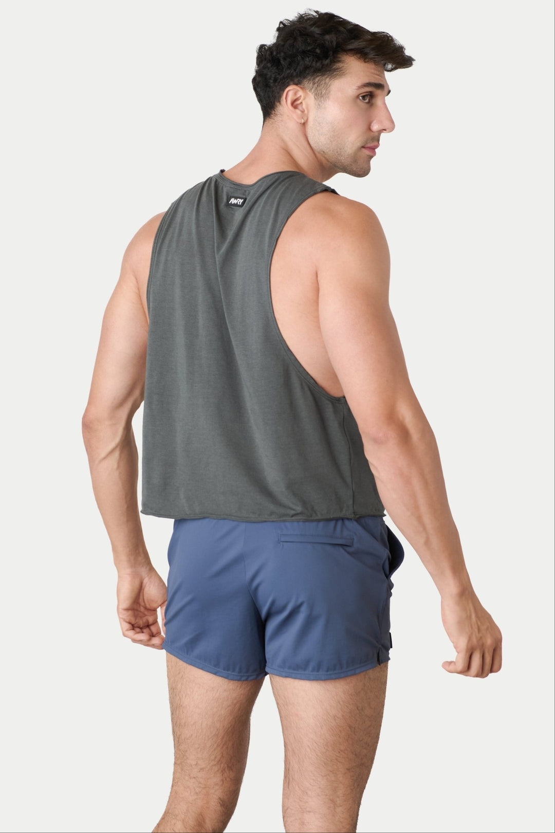 RAW Crop Tank - Charcoal - AWRY