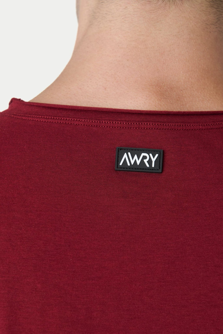 RAW Crop Tank - Maroon - AWRY