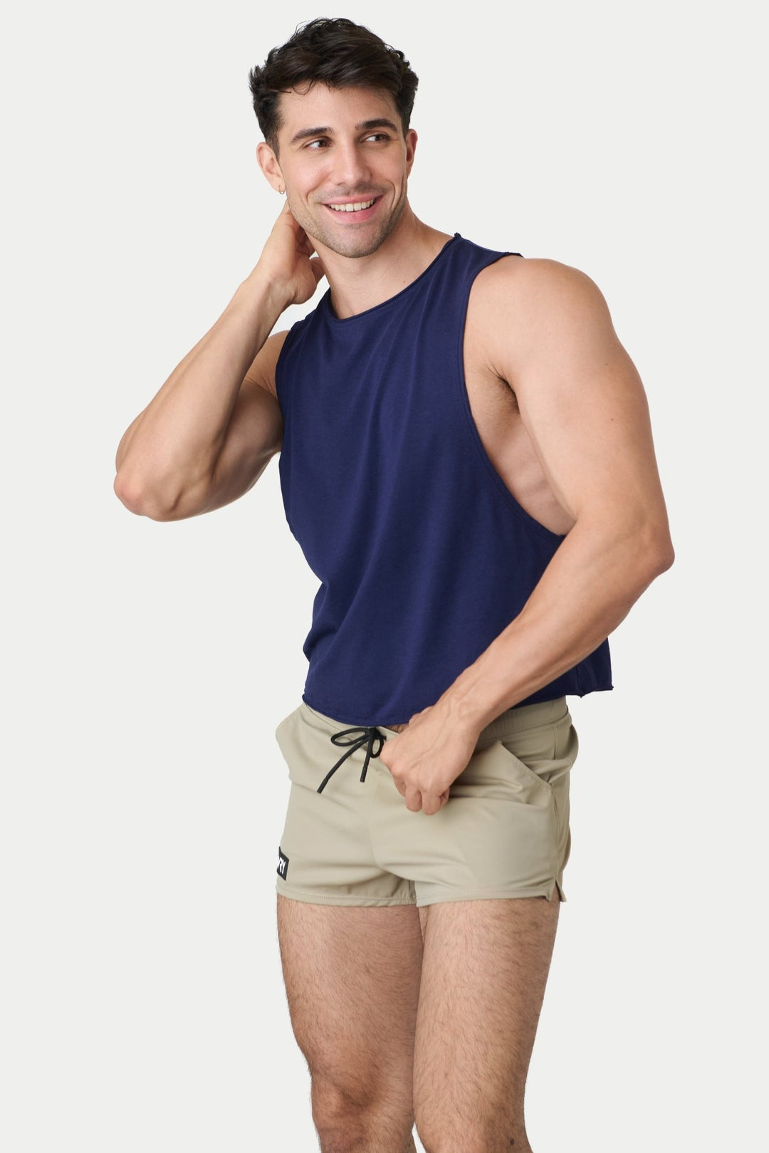 RAW Crop Tank - Navy - AWRY