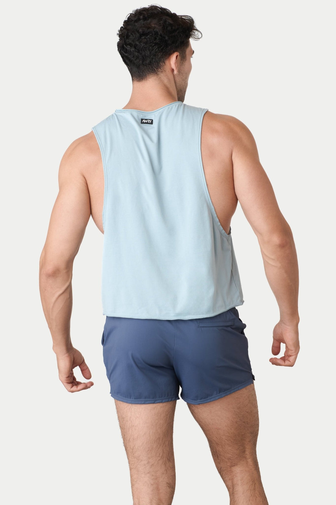 RAW Crop Tank - Soft Blue - AWRY