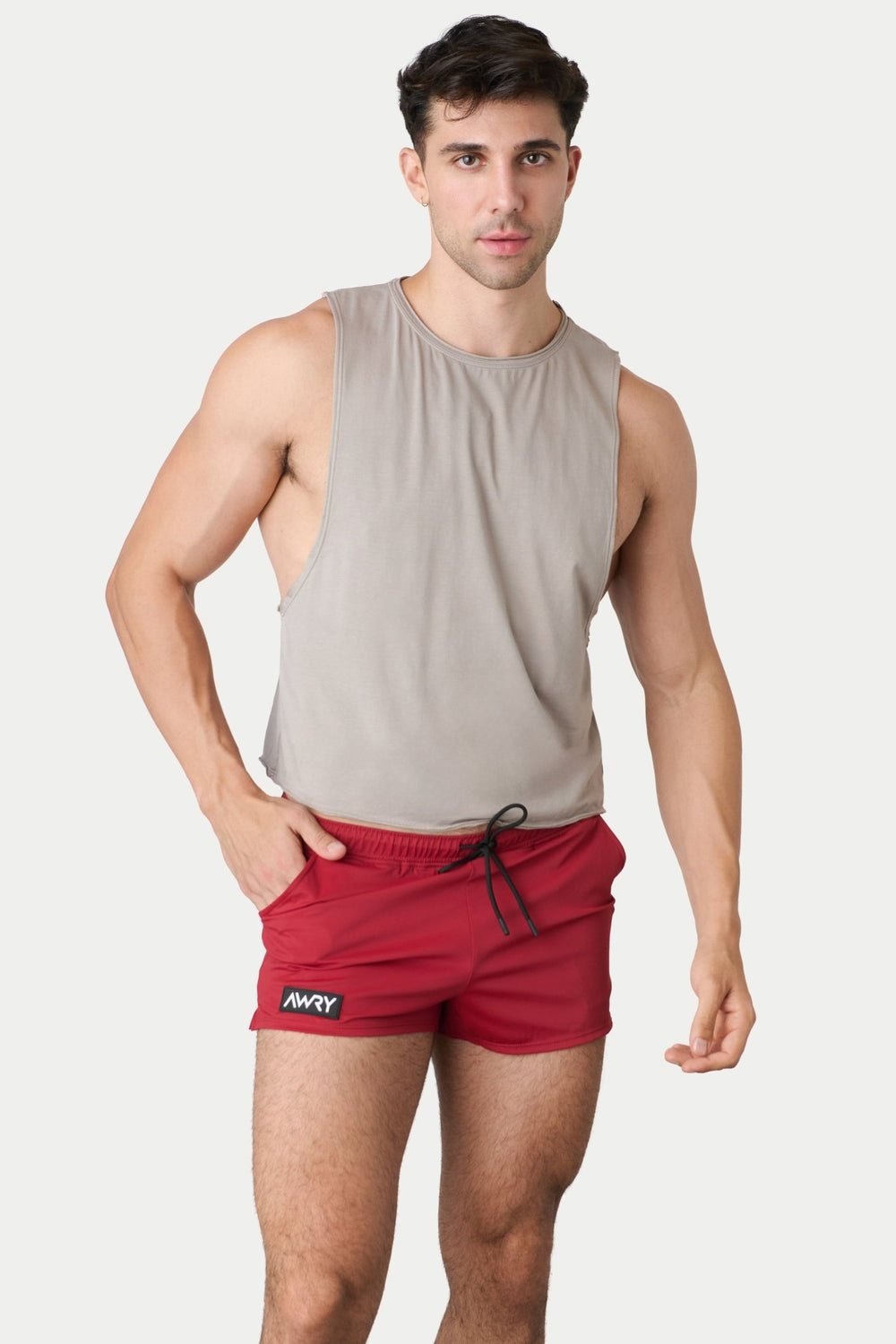 RAW Crop Tank - Taupe - AWRY