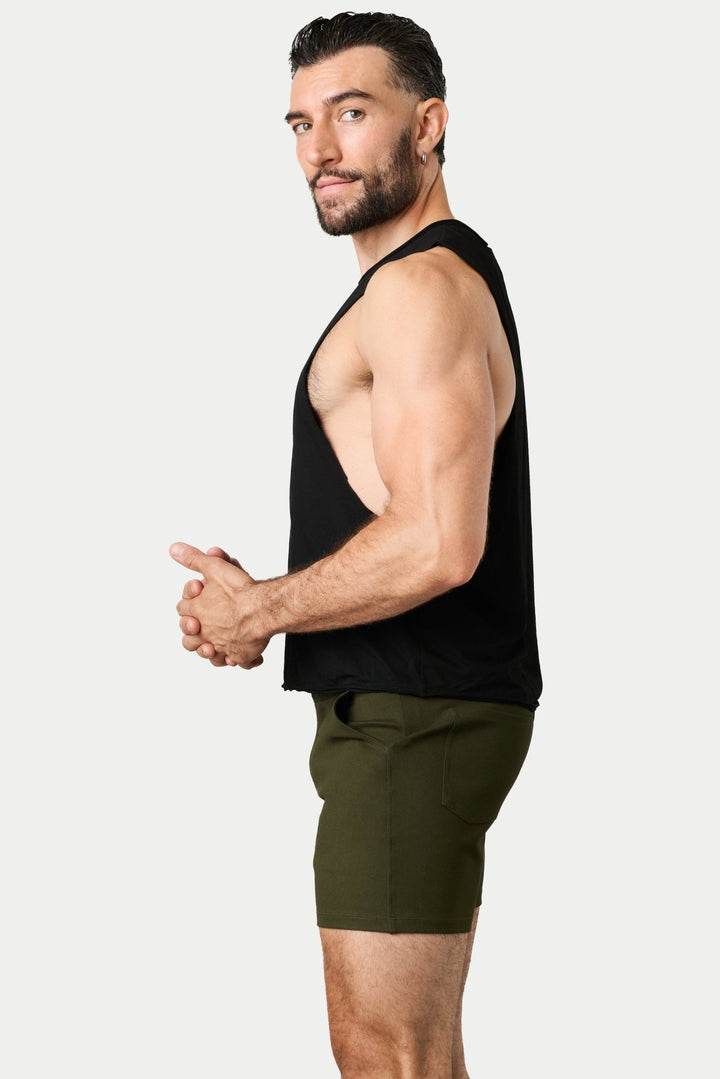 RAW Crop Tank V2 - Black - AWRY
