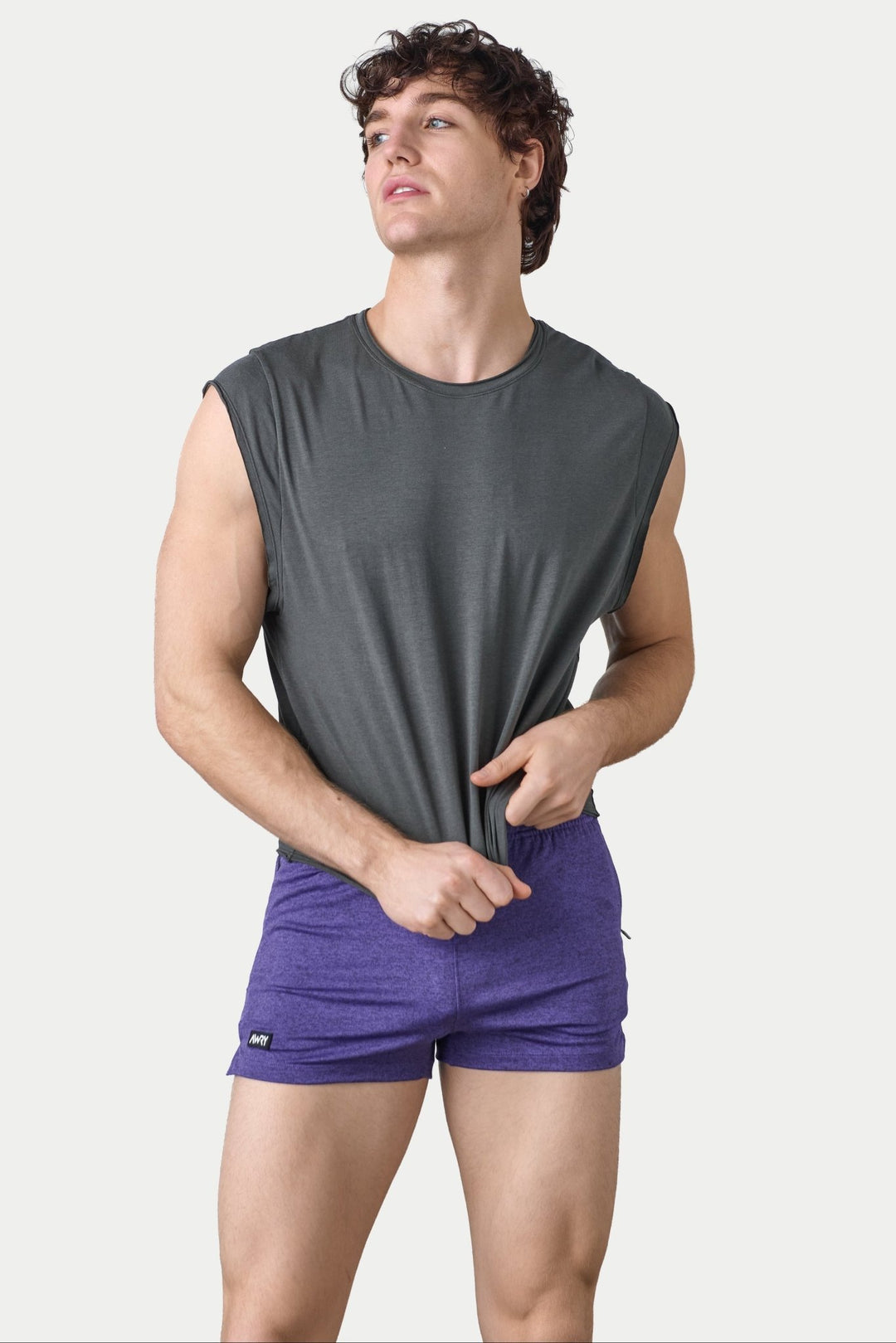 RAW Crop Tee - Charcoal - AWRY