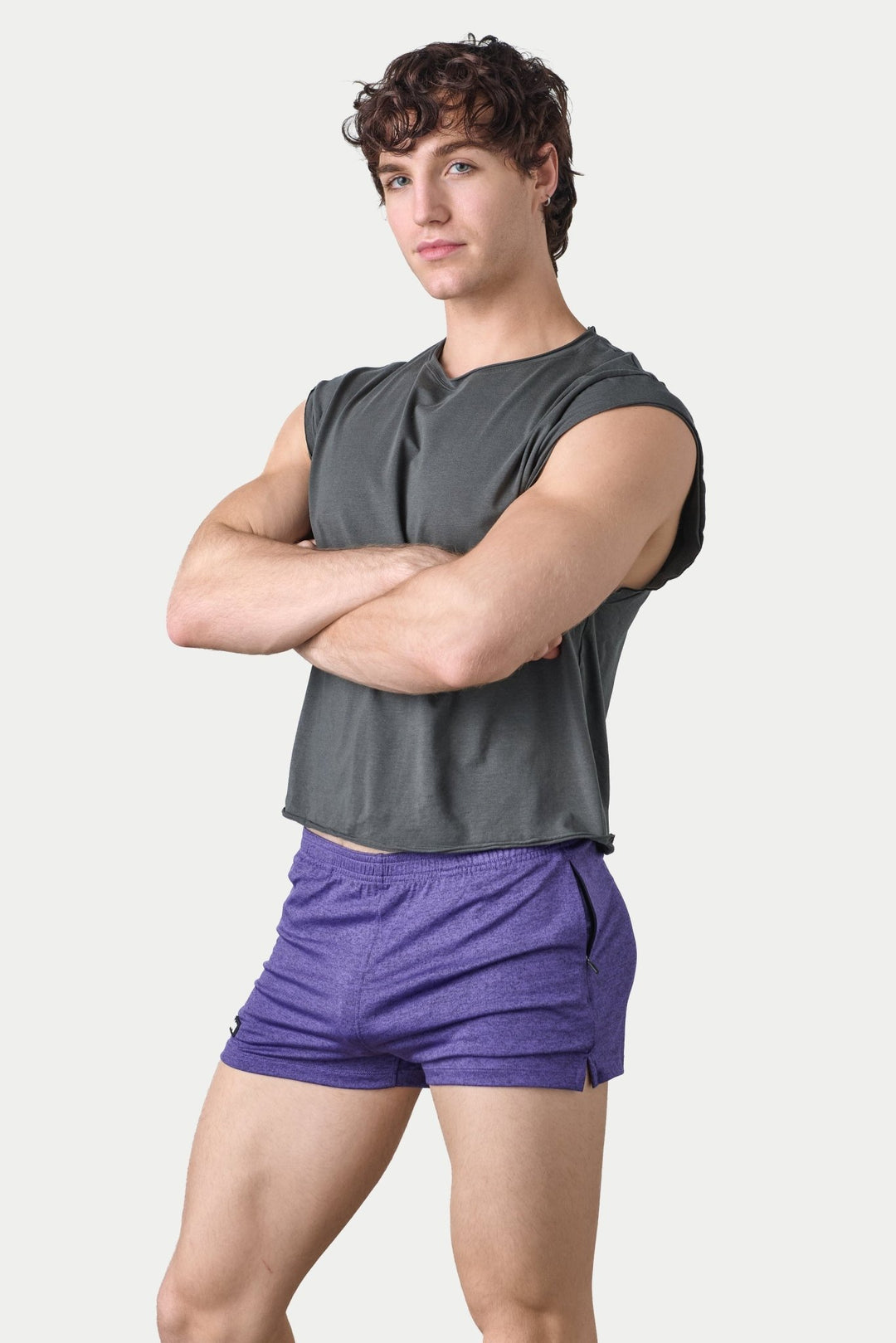 RAW Crop Tee - Charcoal - AWRY