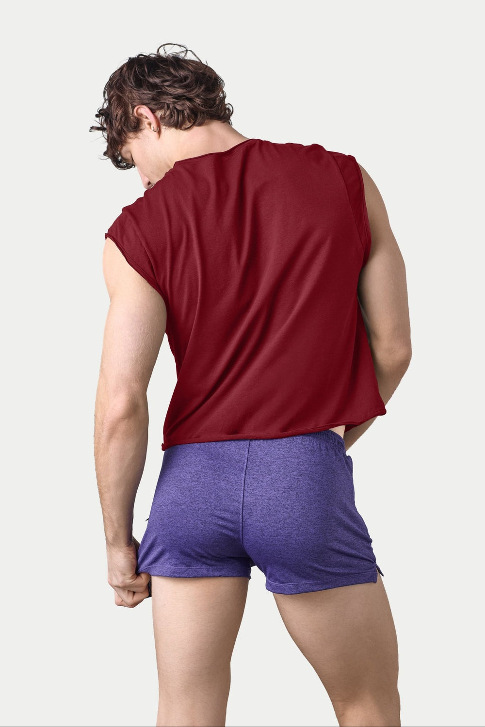 RAW Crop Tee - Maroon - AWRY