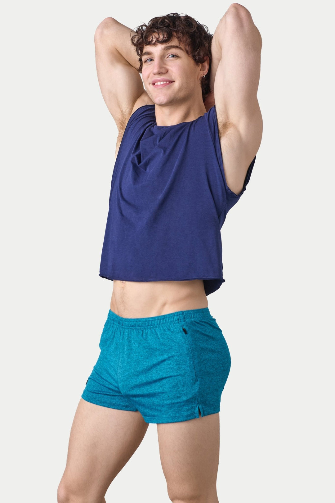 RAW Crop Tee - Navy - AWRY