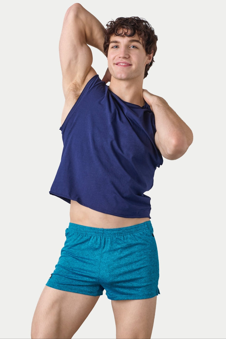 RAW Crop Tee - Navy - AWRY