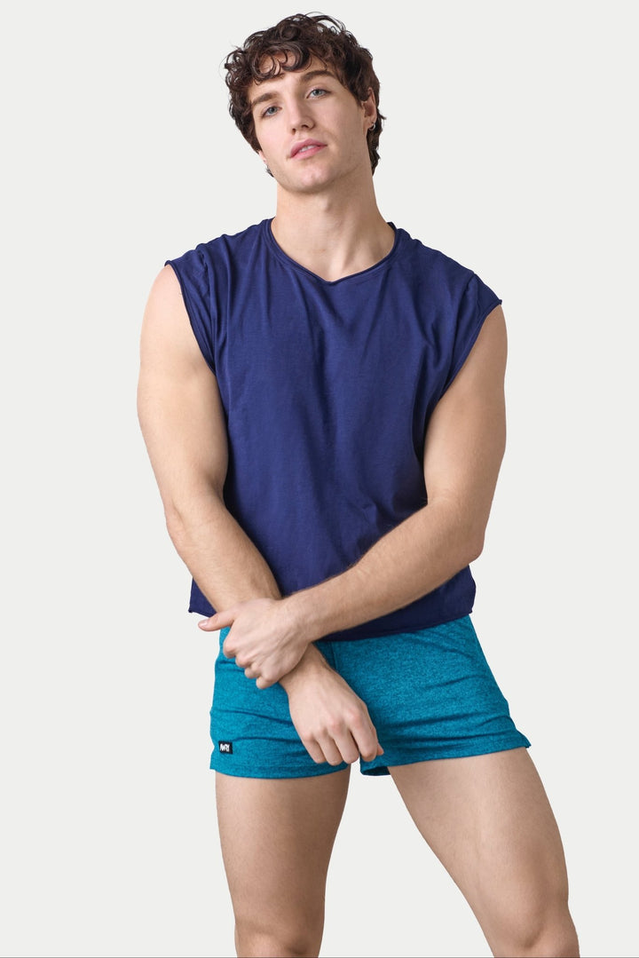 RAW Crop Tee - Navy - AWRY