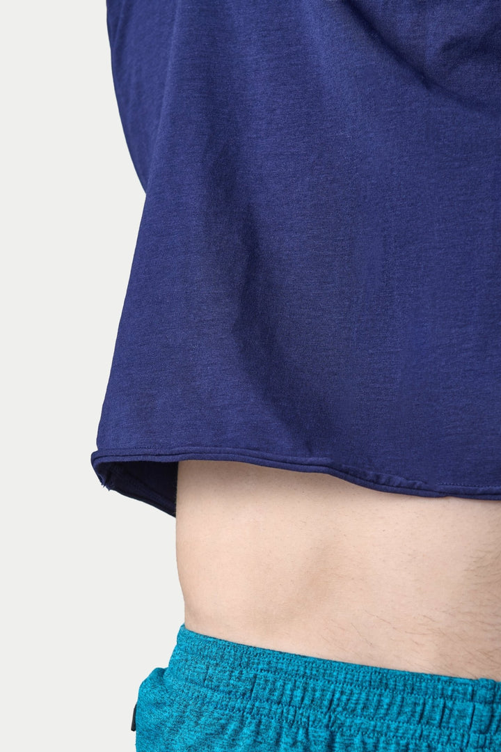 RAW Crop Tee - Navy - AWRY
