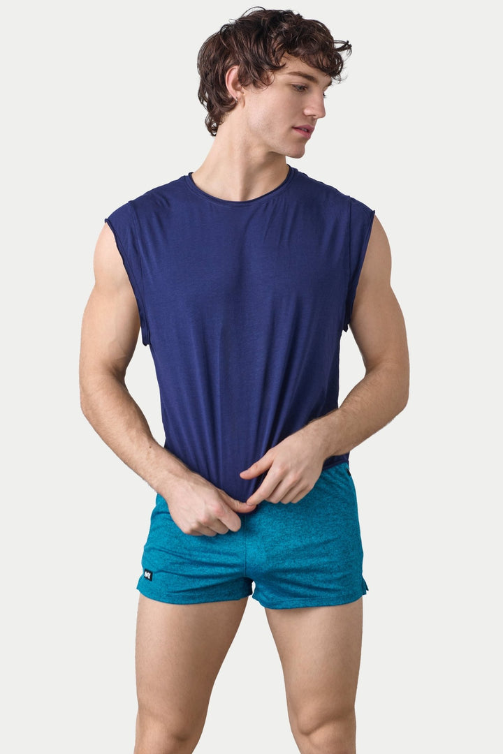 RAW Crop Tee - Navy - AWRY