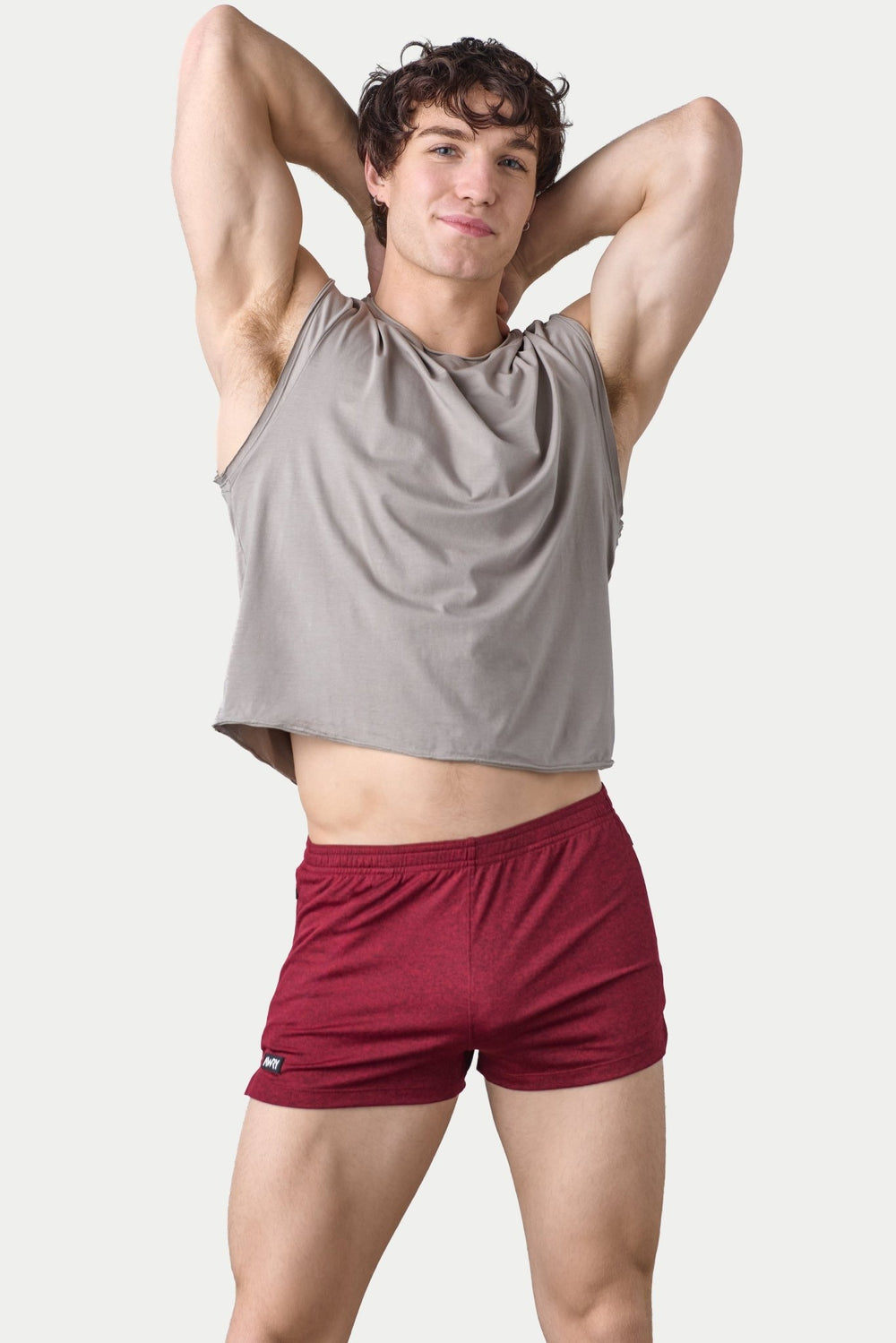 RAW Crop Tee - Taupe - AWRY