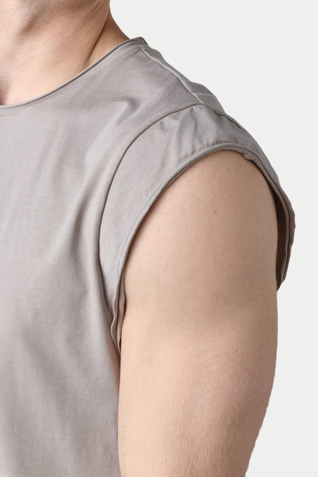 RAW Crop Tee - Taupe - AWRY