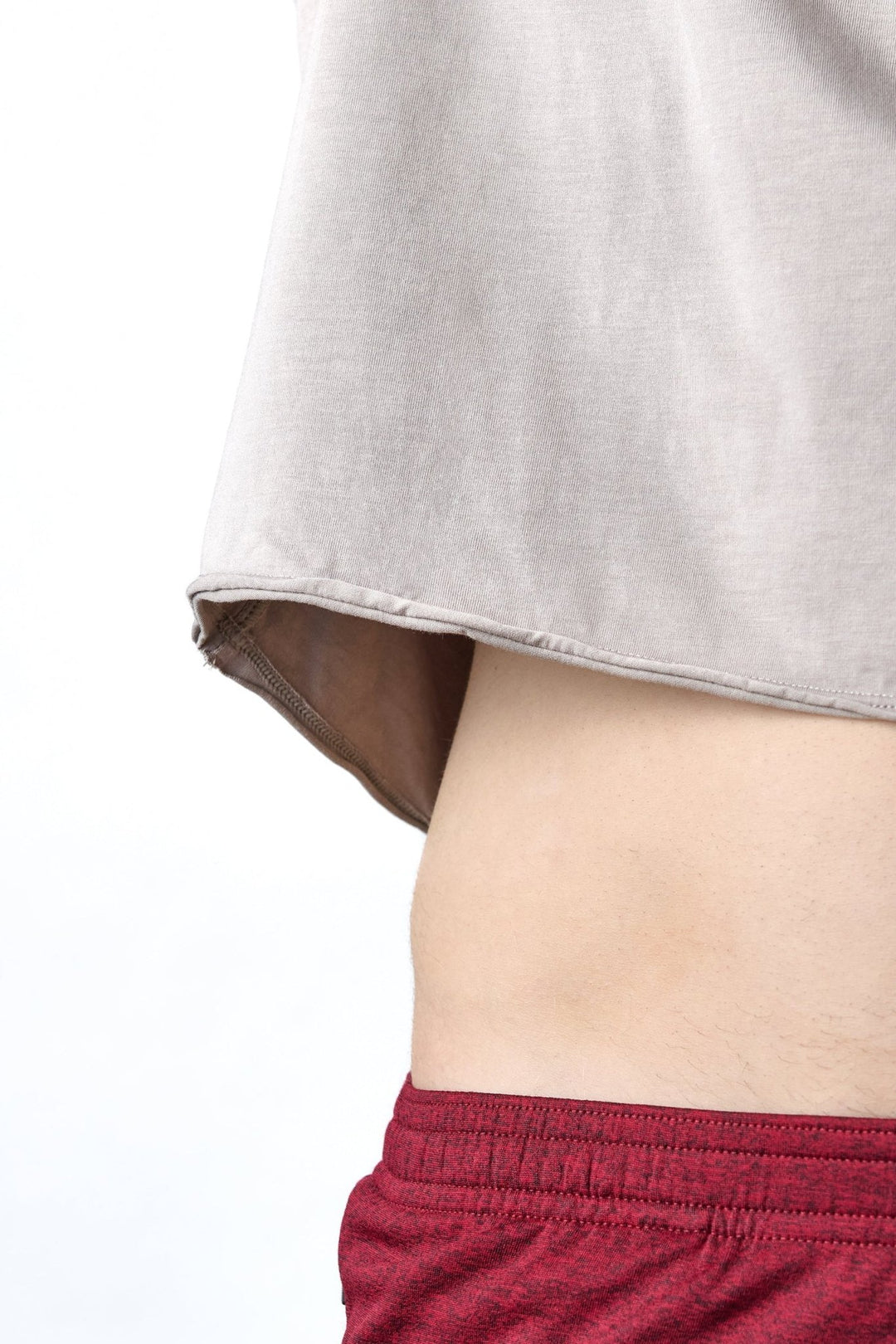 RAW Crop Tee - Taupe - AWRY