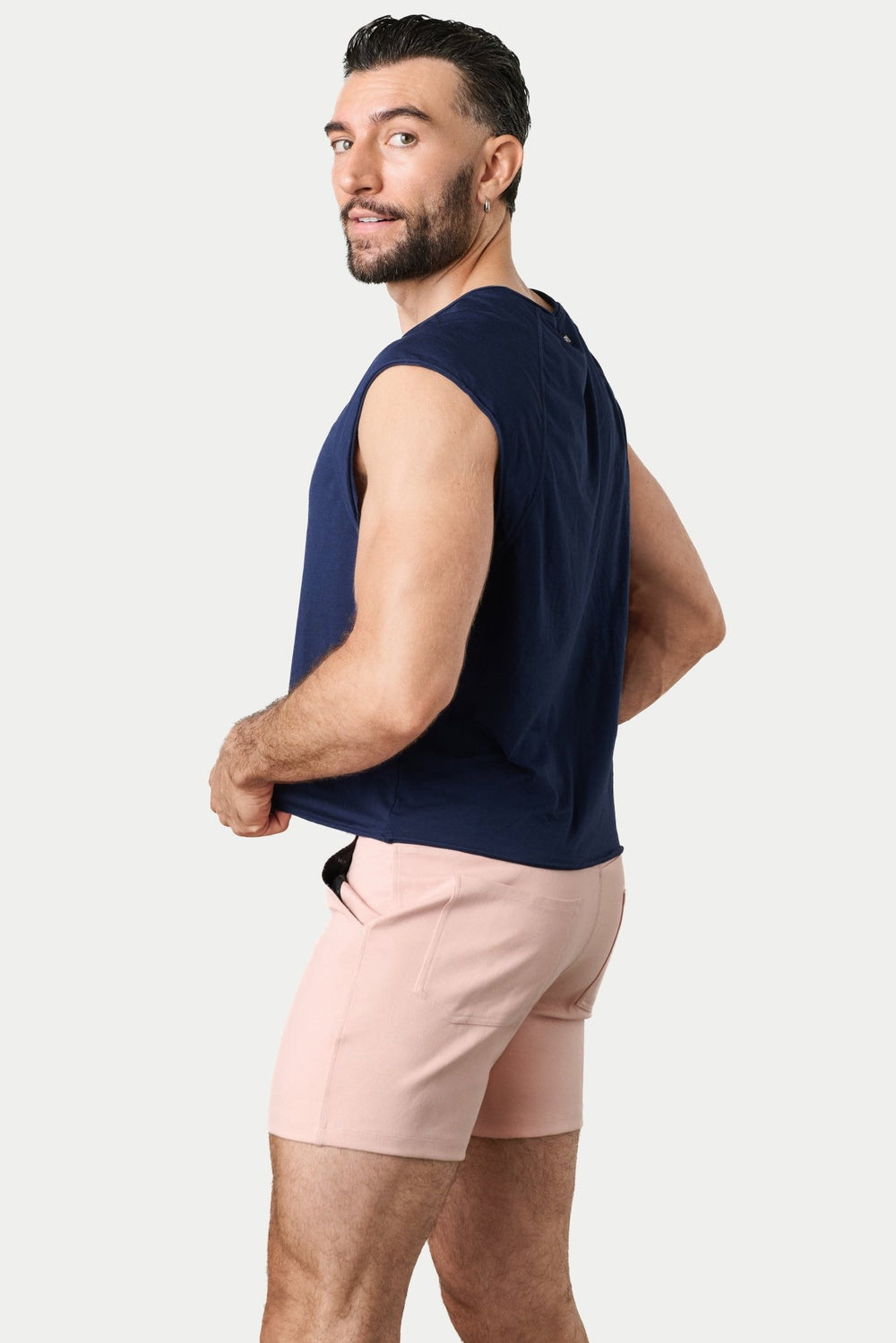 RAW Crop Tee V2 - Navy - AWRY