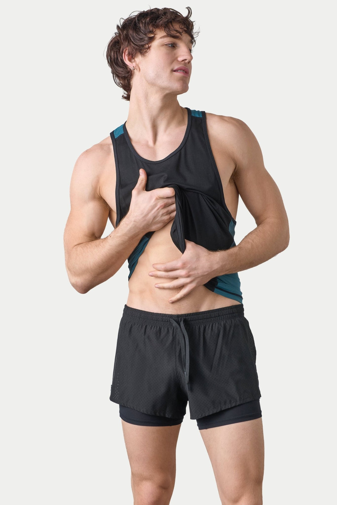 RAZOR Tank - Black &amp; Teal - AWRY